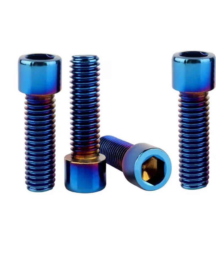 Titanium bar clamp bolts-Super73 (4-piece set)