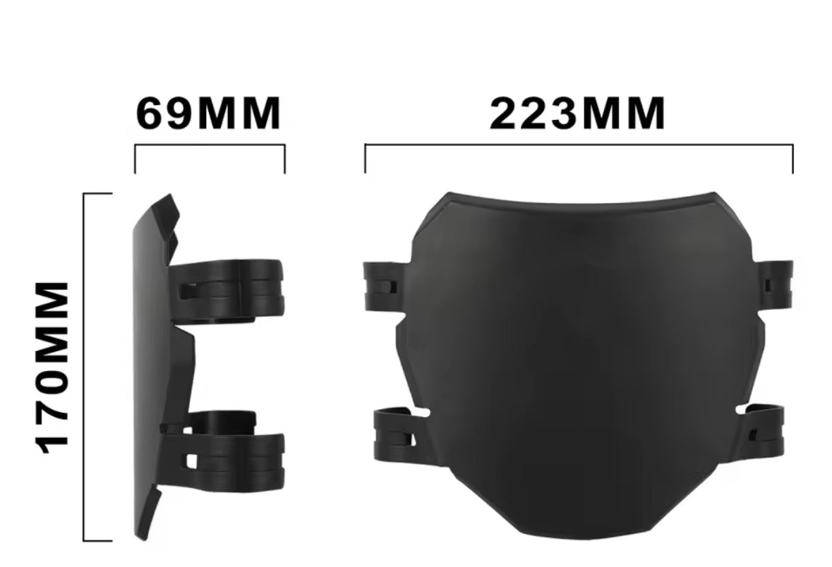 Unbranded plate for e-bike/emoto