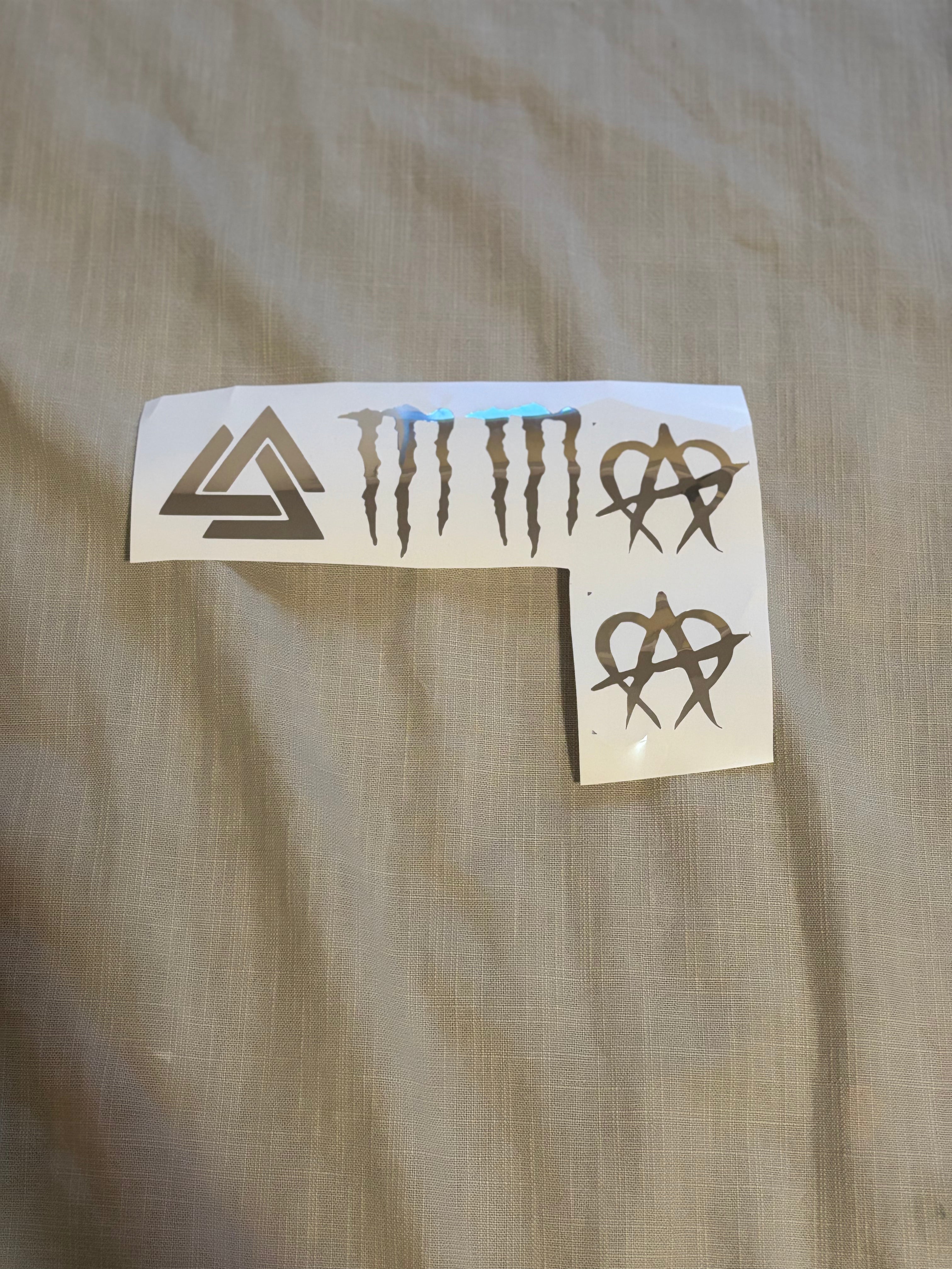 Helmet sticker pack