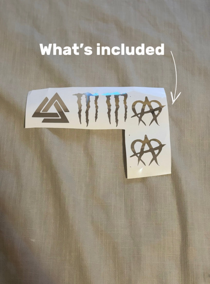 Helmet sticker pack