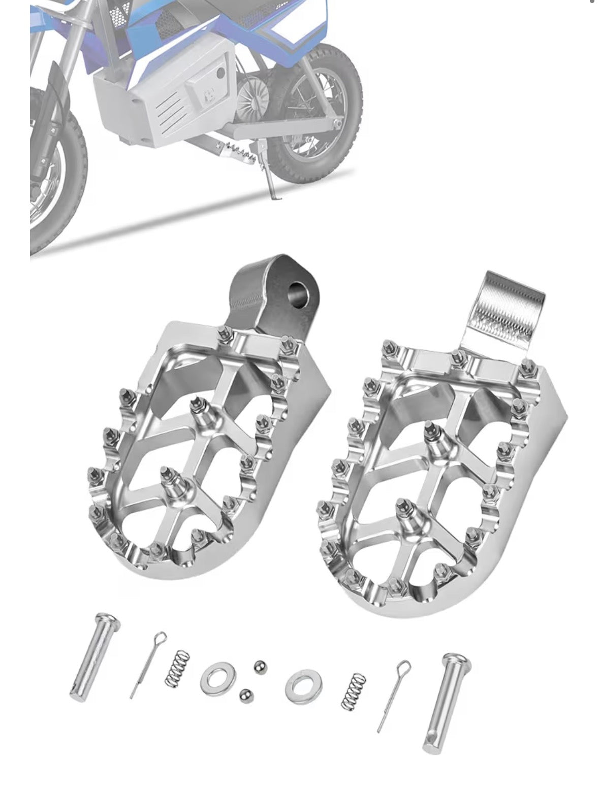 Upgraded pegs for razor mx650/mx500/mx350/sx500